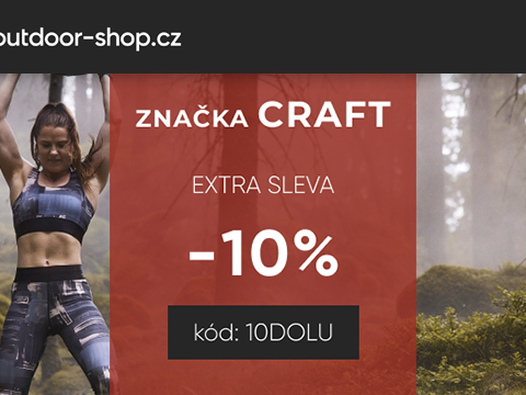 Outdoor-Shop.cz -10 % na Craft