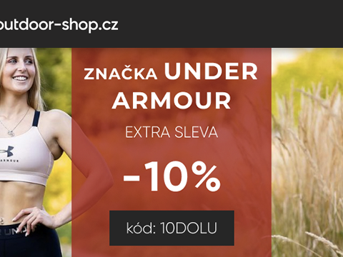 Outdoor-Shop.cz -10 % na Under Armour