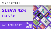 Myprotein CZ/SK/HU/AT -42 % na vše.