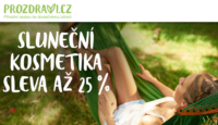 Prozdravi.cz Až -25 % na sluneční kosmetiku