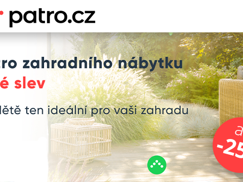 Patro.cz Až -25 % na zahradní nábytek