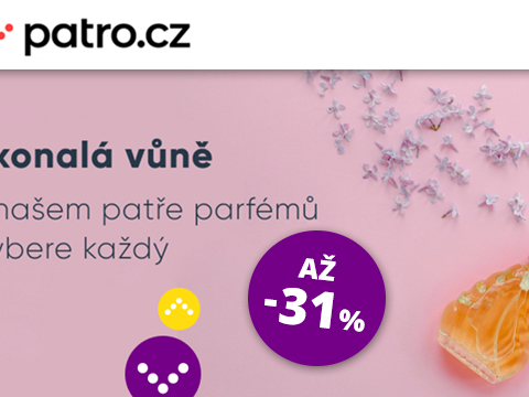 Patro.cz Až -31 % na parfémy