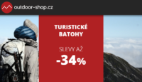 Outdoor-Shop.cz Až -34 % na turistické batohy