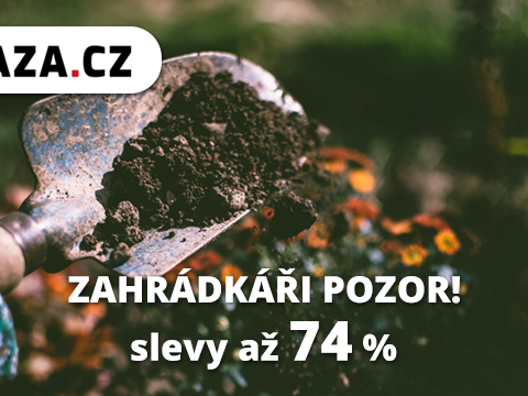 Plaza.cz Až -74 % na zahradu