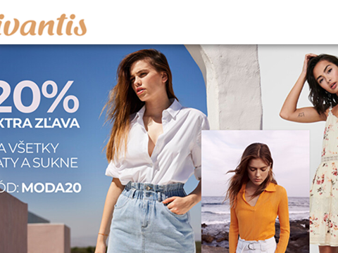 Vivantis.sk Extra -20 % na šaty a sukne