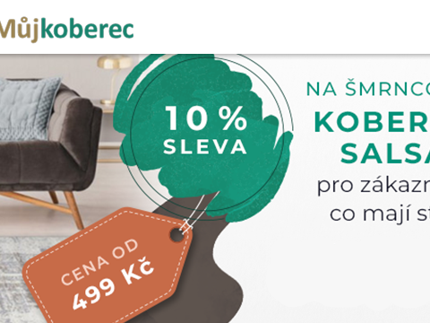 Mujkoberec.cz -10 % na koberce Salsa