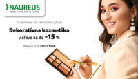 Naureus.sk -15 % na dekoratívnu kozmetiku
