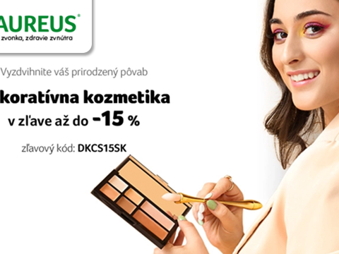 Naureus.sk -15 % na dekoratívnu kozmetiku