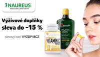 Naureus.cz -15 % na výživové doplňky
