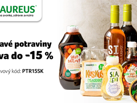 Naureus.sk -15 % na zdravé potraviny