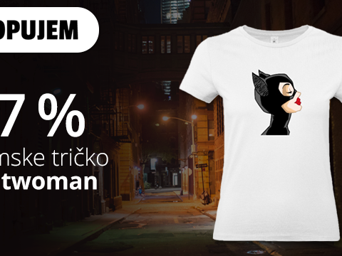 Shopujem.sk -7 % na tričko Catwoman