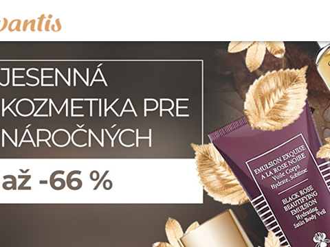 Vivantis.sk Až -66 % na jesennú kozmetiku