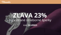 Vivantis.sk Sleva 23% na vybrané stříbrné šperky